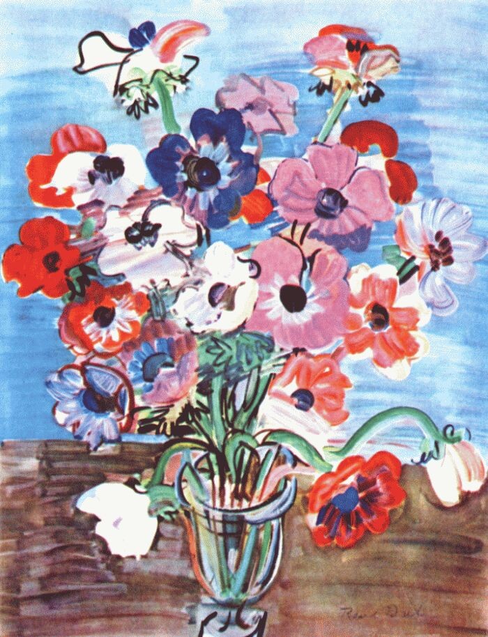 Anemones by Raoul Dufy