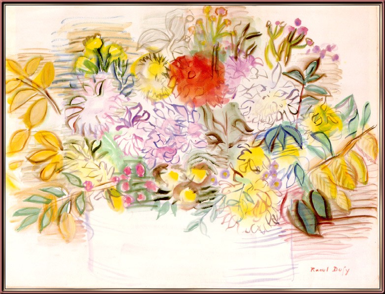 Bouquet of flowers by Raoul Dufy