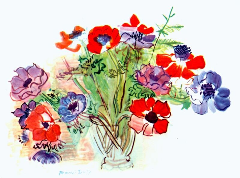 Bouquet of flowers by Raoul Dufy