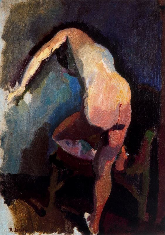 Claudine from back by Raoul Dufy
