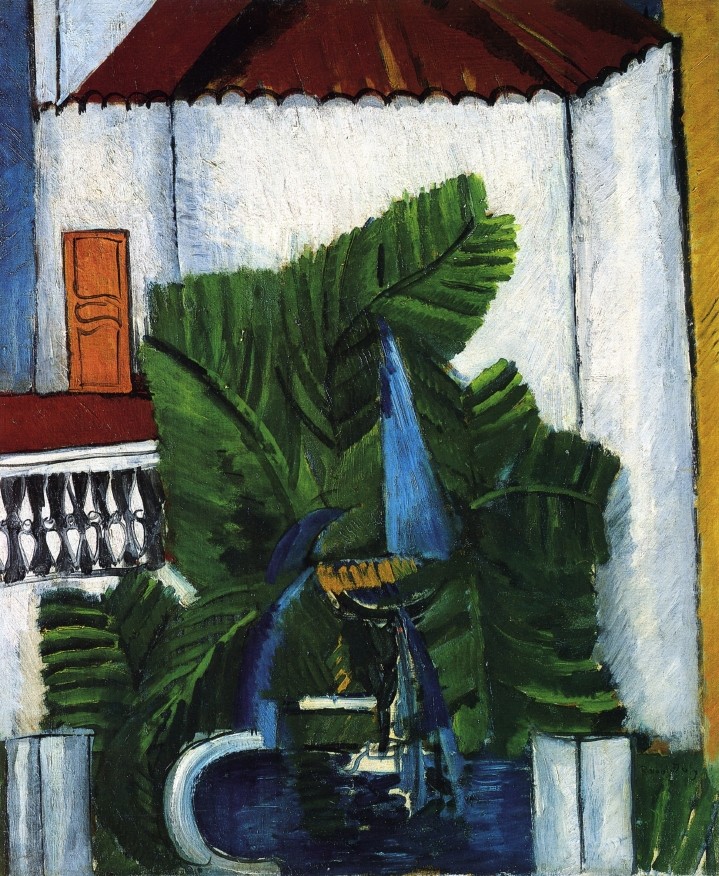 Fountain in Avignon by Raoul Dufy