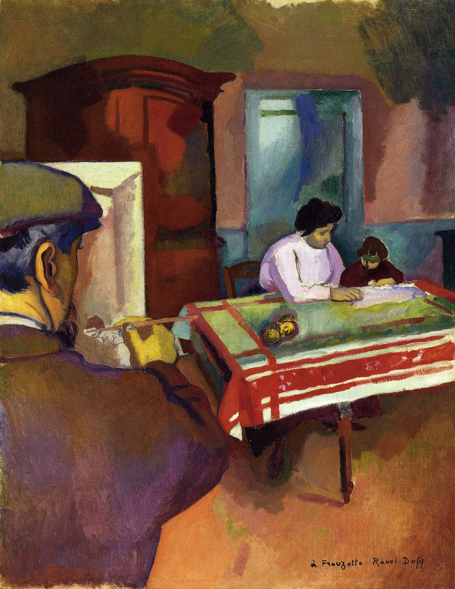 Frouzette And Her Father by Raoul Dufy