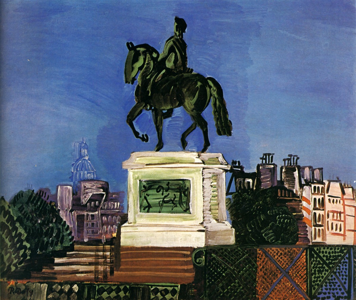 Gallant green by Raoul Dufy