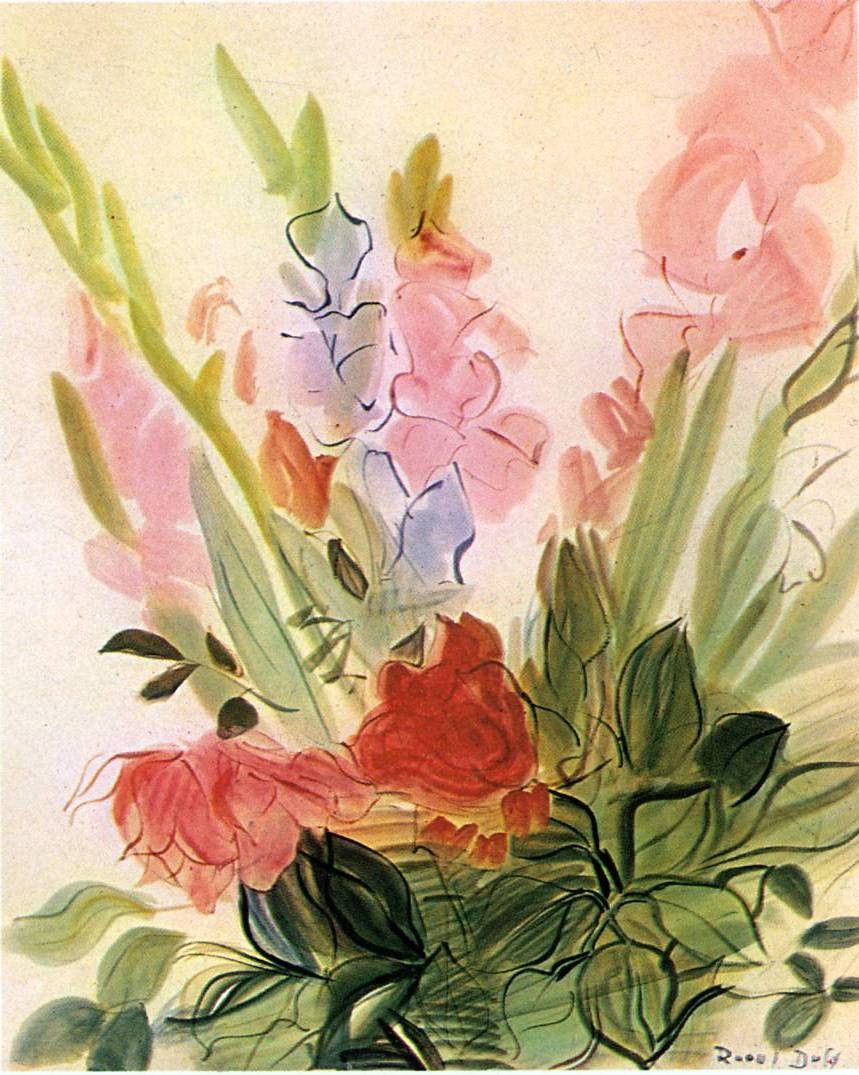 Gladioli by Raoul Dufy