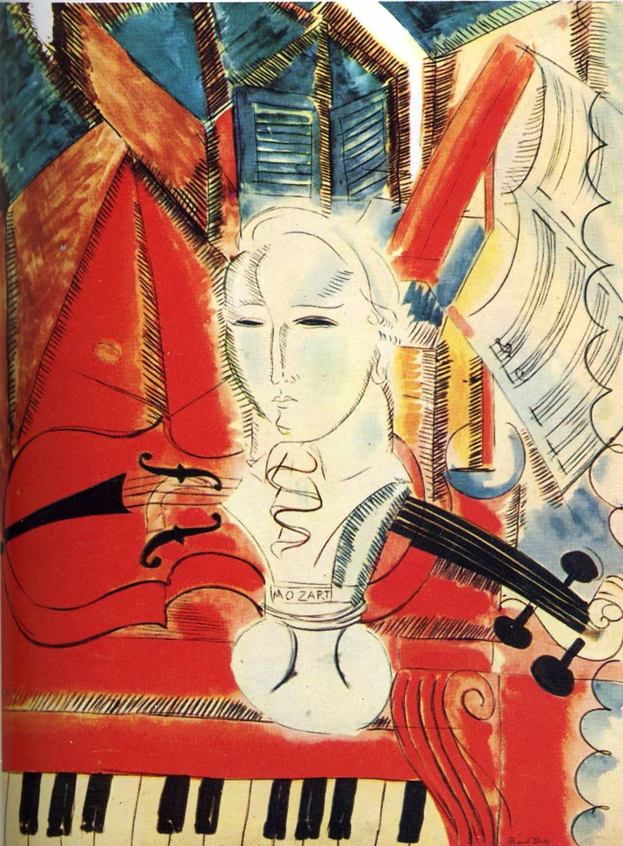 Homage to Mozart by Raoul Dufy