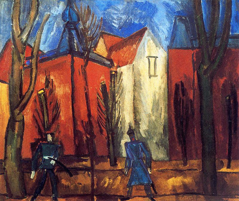 Houses in Munich by Raoul Dufy
