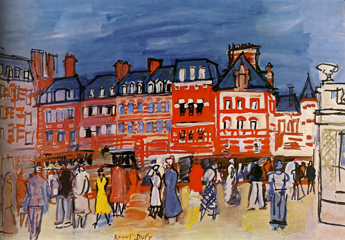 Houses in Trouville by Raoul Dufy