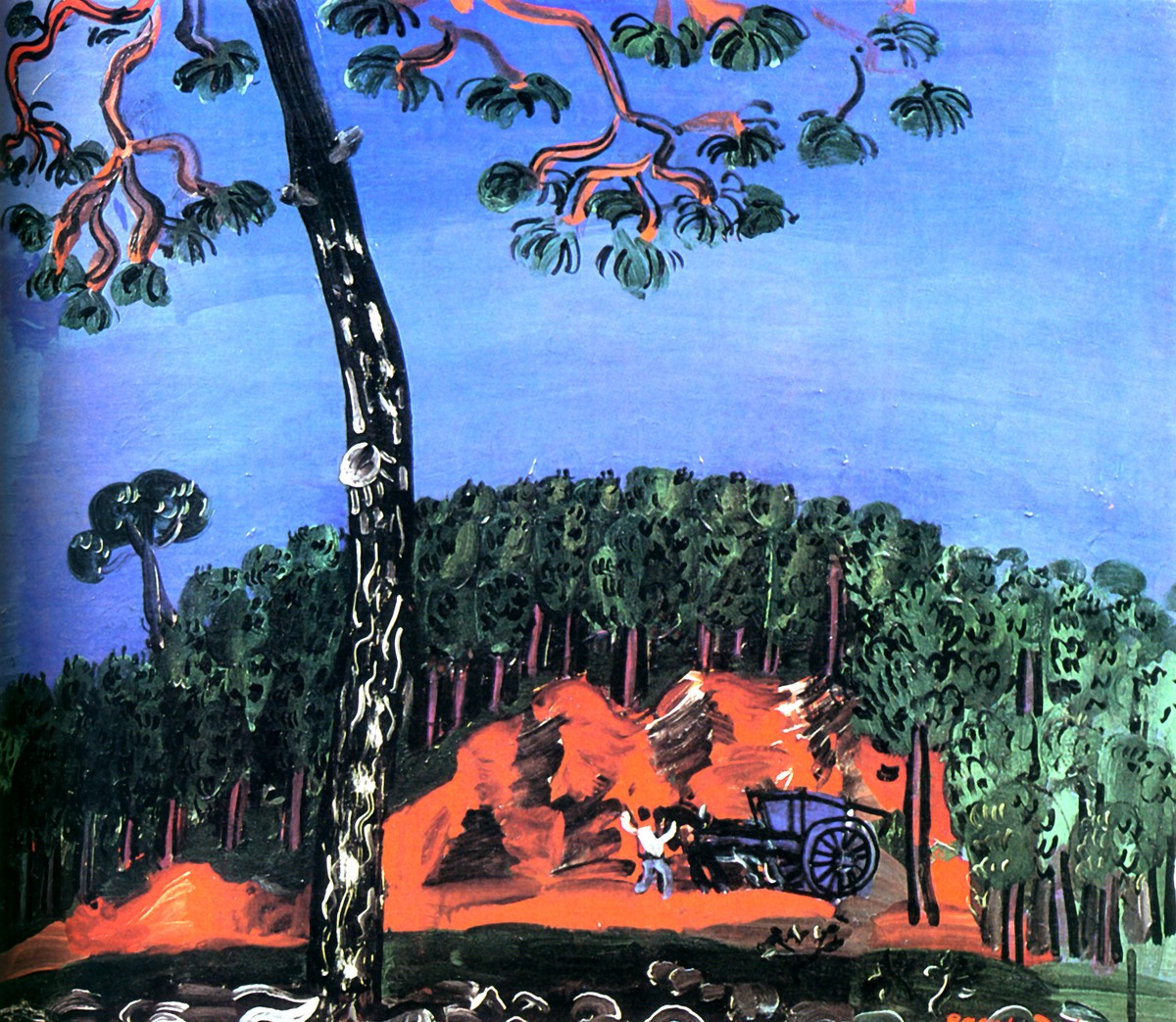 Landscape of Esterel by Raoul Dufy