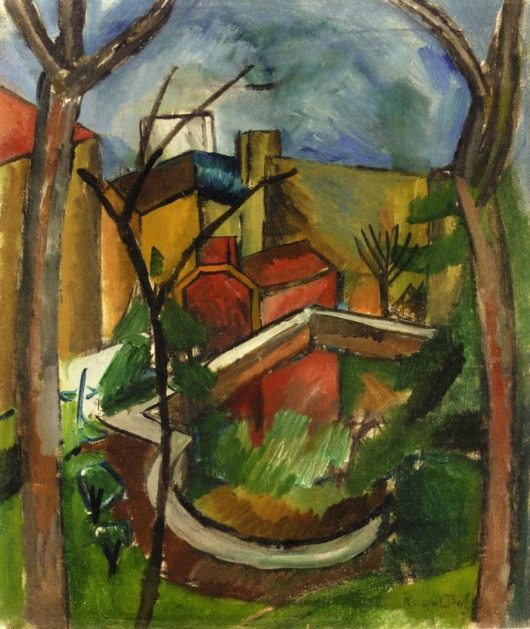Landscape of Falaise by Raoul Dufy