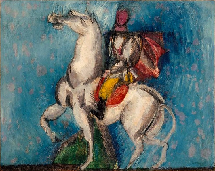 Le Cavalier arabe (Le Cavalier blanc) by Raoul Dufy