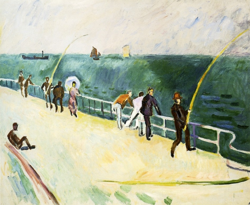 Men Fishing by Raoul Dufy