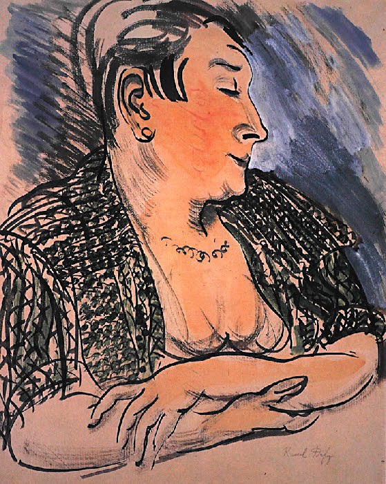 Portrait of Madame Dufy by Raoul Dufy