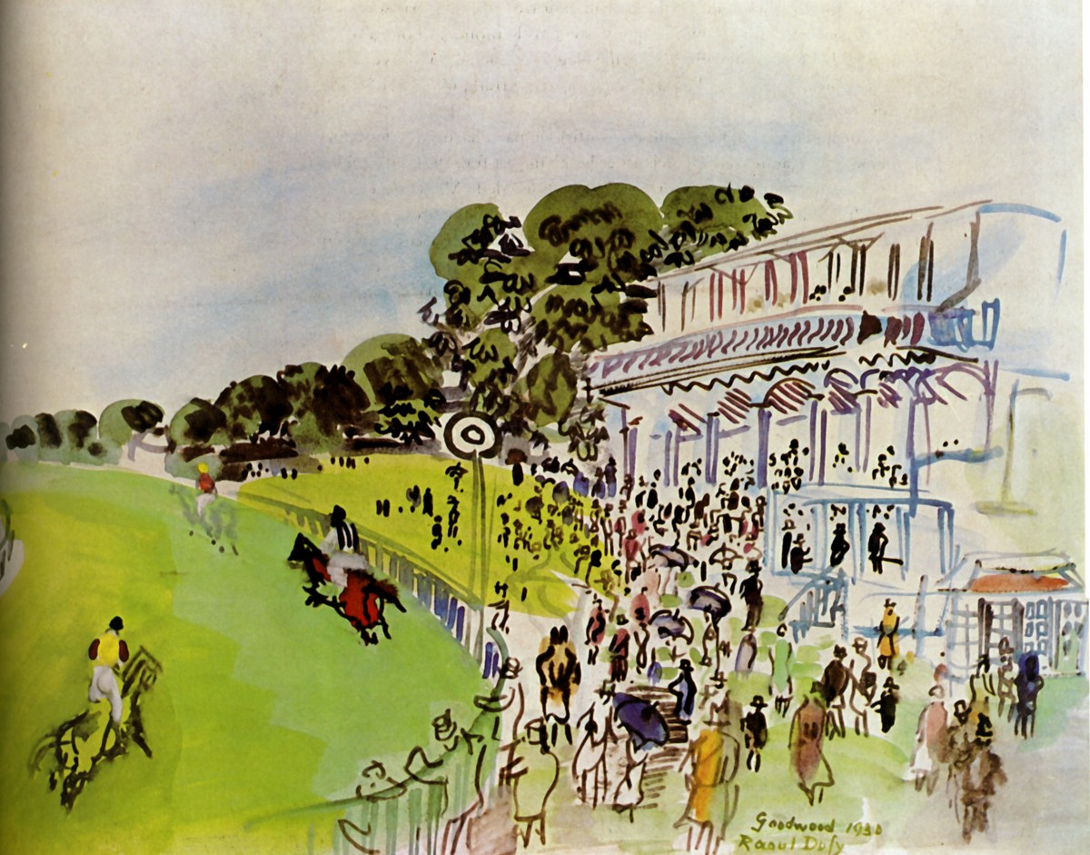 Races With Goodwwood by Raoul Dufy