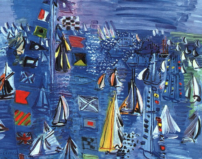 Regatta at Cowes by Raoul Dufy
