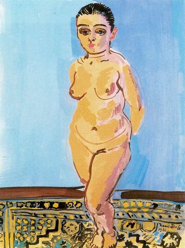 Standing Nude by Raoul Dufy