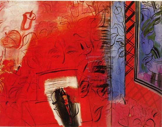 Still life with violin: Hommage to Bach by Raoul Dufy