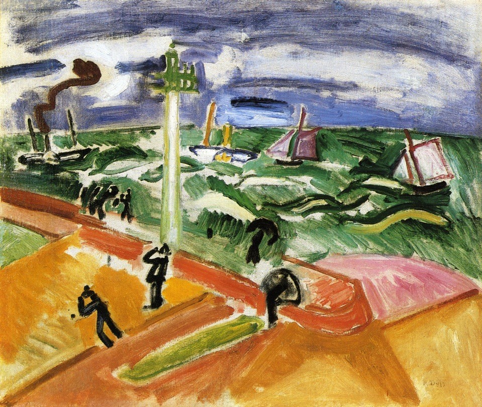 Storm at Sainte Adresse by Raoul Dufy