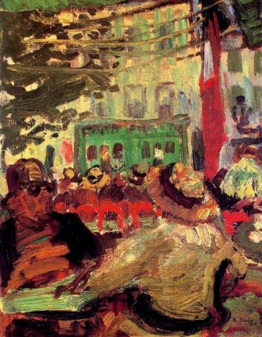 Terrace of a Café by Raoul Dufy
