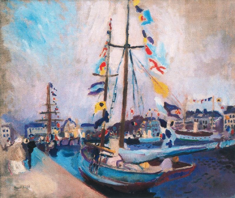 The Empavesado yacht by Raoul Dufy