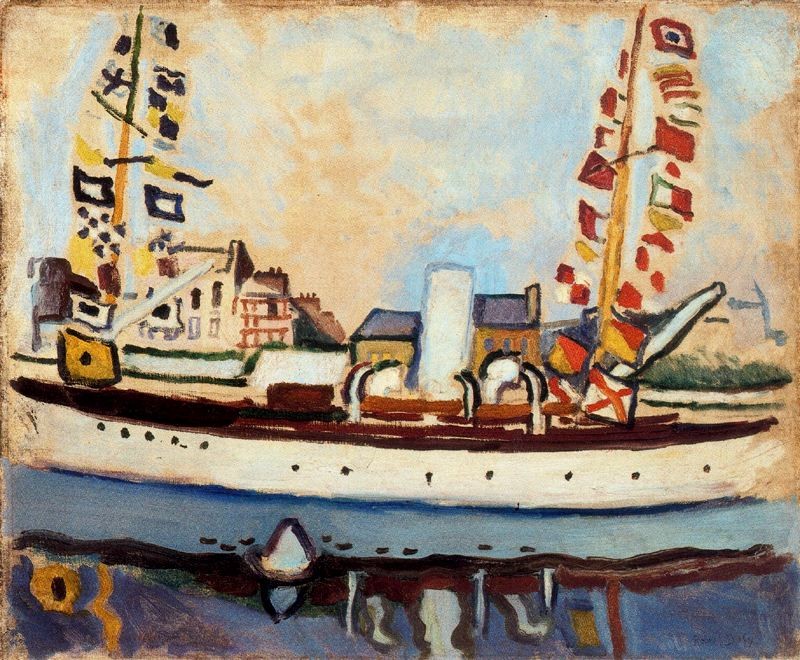 The English yacht by Raoul Dufy