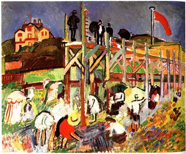 The Jetty at Sainte-Adresse by Raoul Dufy