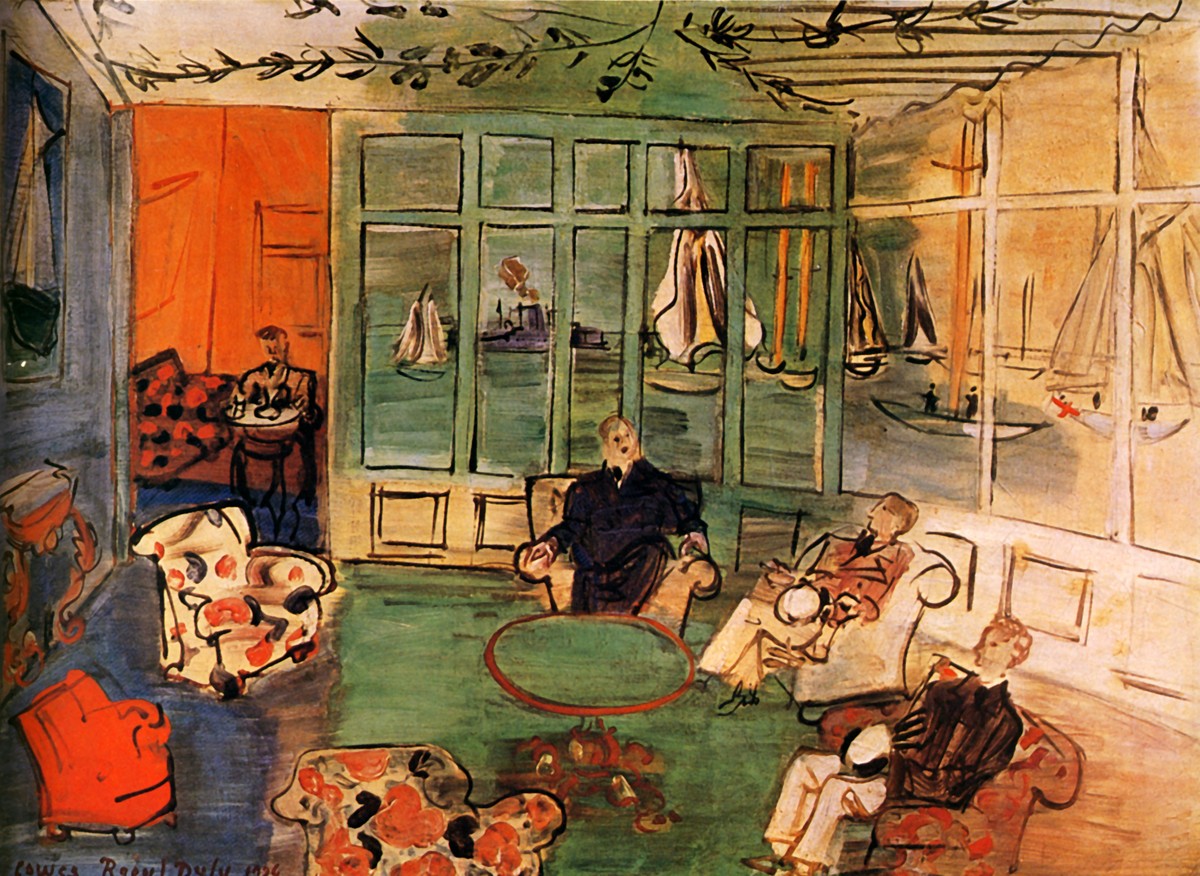 The nautical Club with Cowes by Raoul Dufy