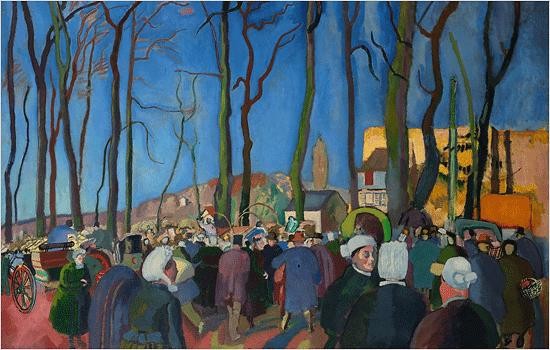 The Onion Market by Raoul Dufy