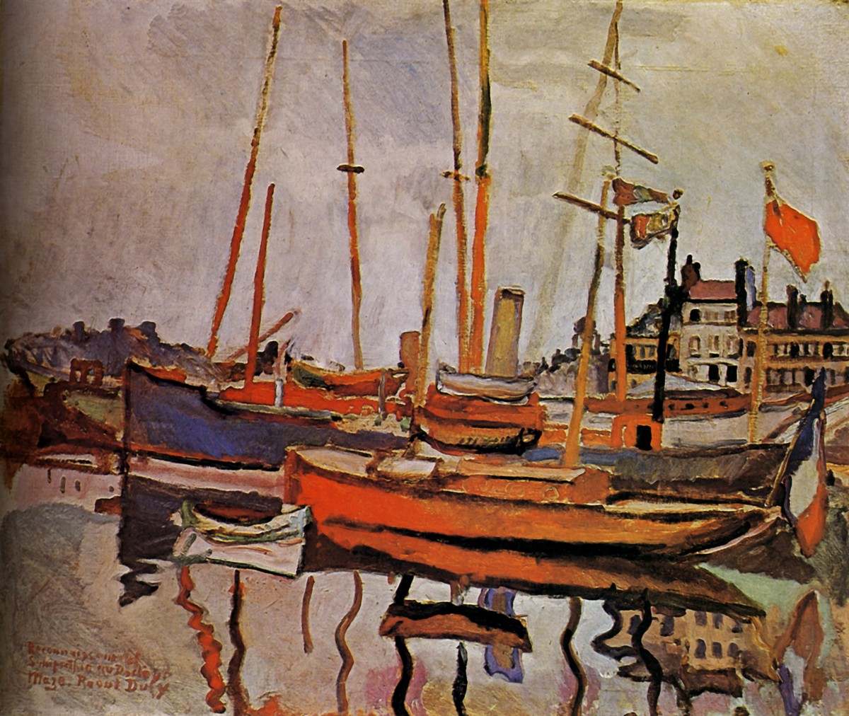 The Port of Le Havre by Raoul Dufy