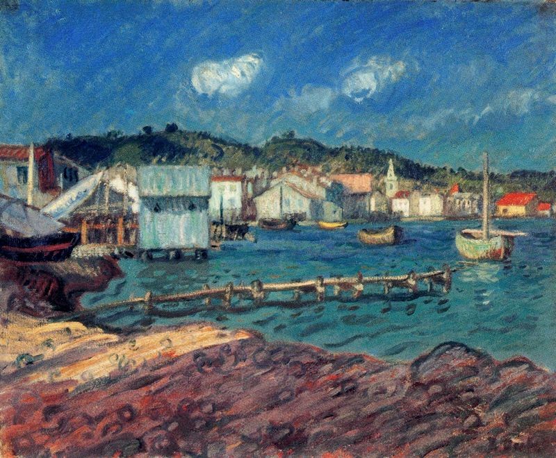The Port of Martigues by Raoul Dufy