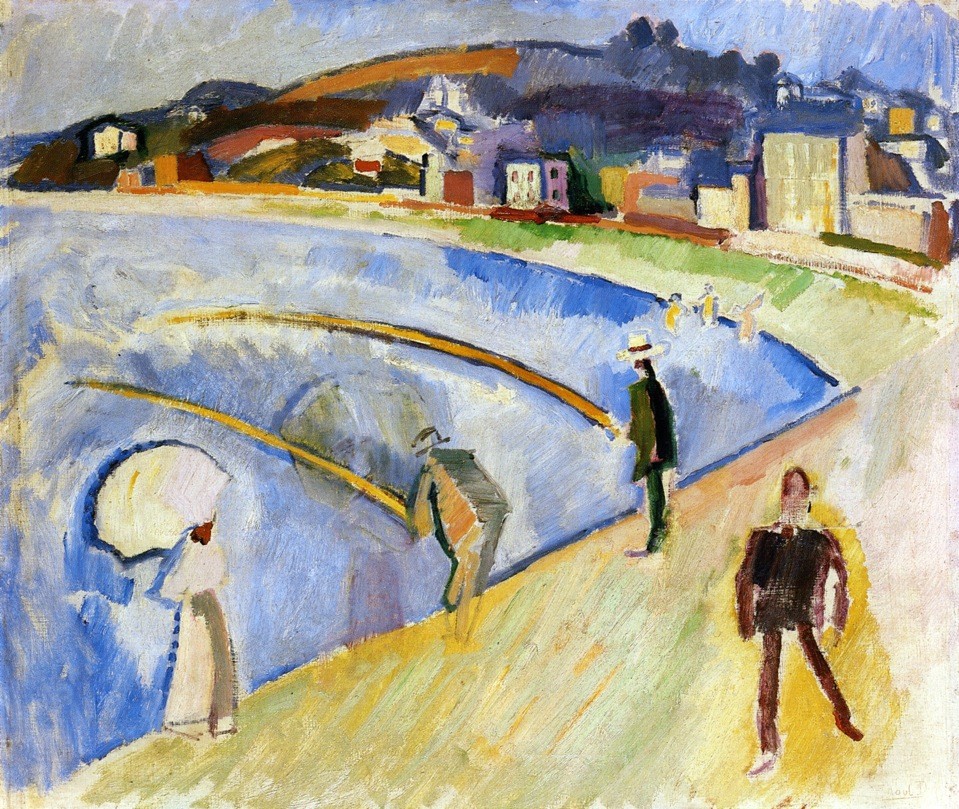 The Port of Palais, Belle Ile by Raoul Dufy