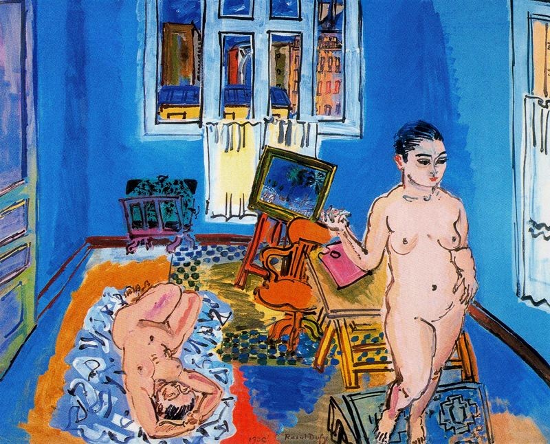 The Two Models by Raoul Dufy