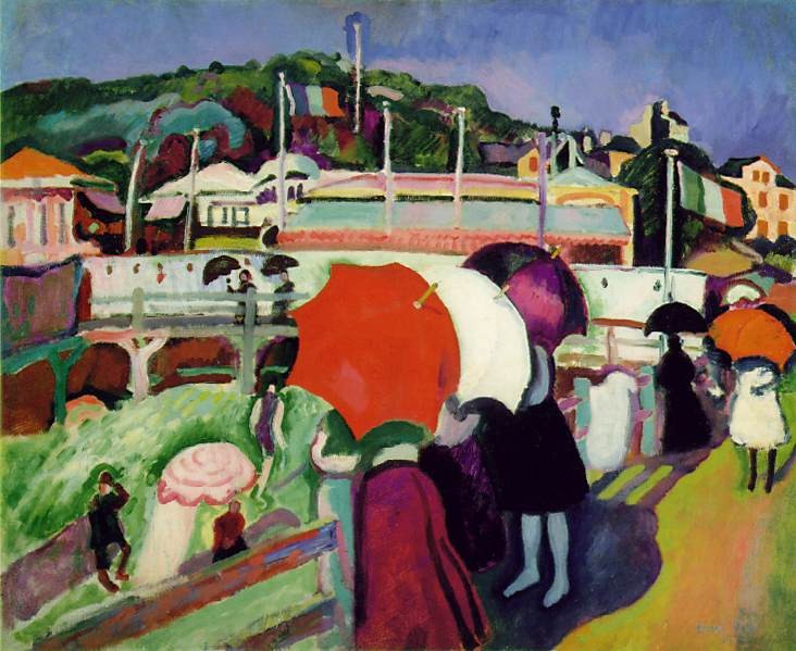 Umbrellas by Raoul Dufy