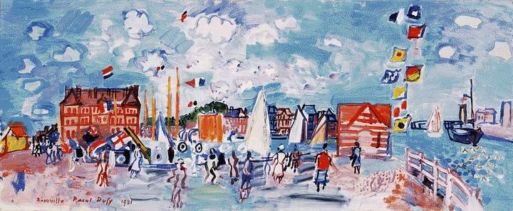 Yacht club by Raoul Dufy