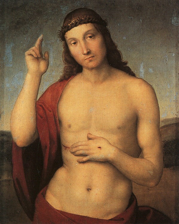 Christ Blessing by Raphael