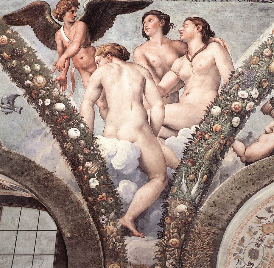 Cupid and the Three Graces by Raphael