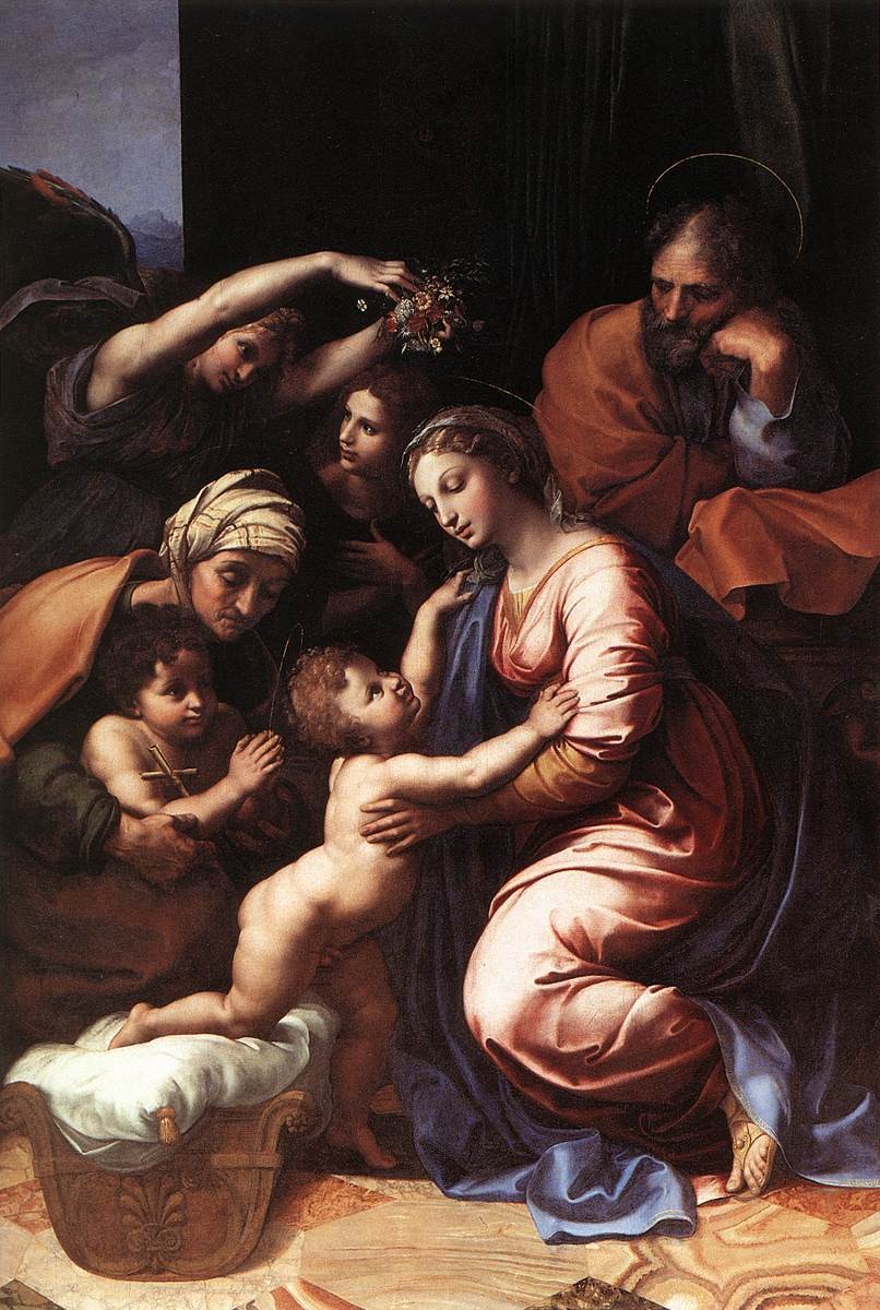 Holy Family (known as the Grande Famille of Francois I) by Raphael