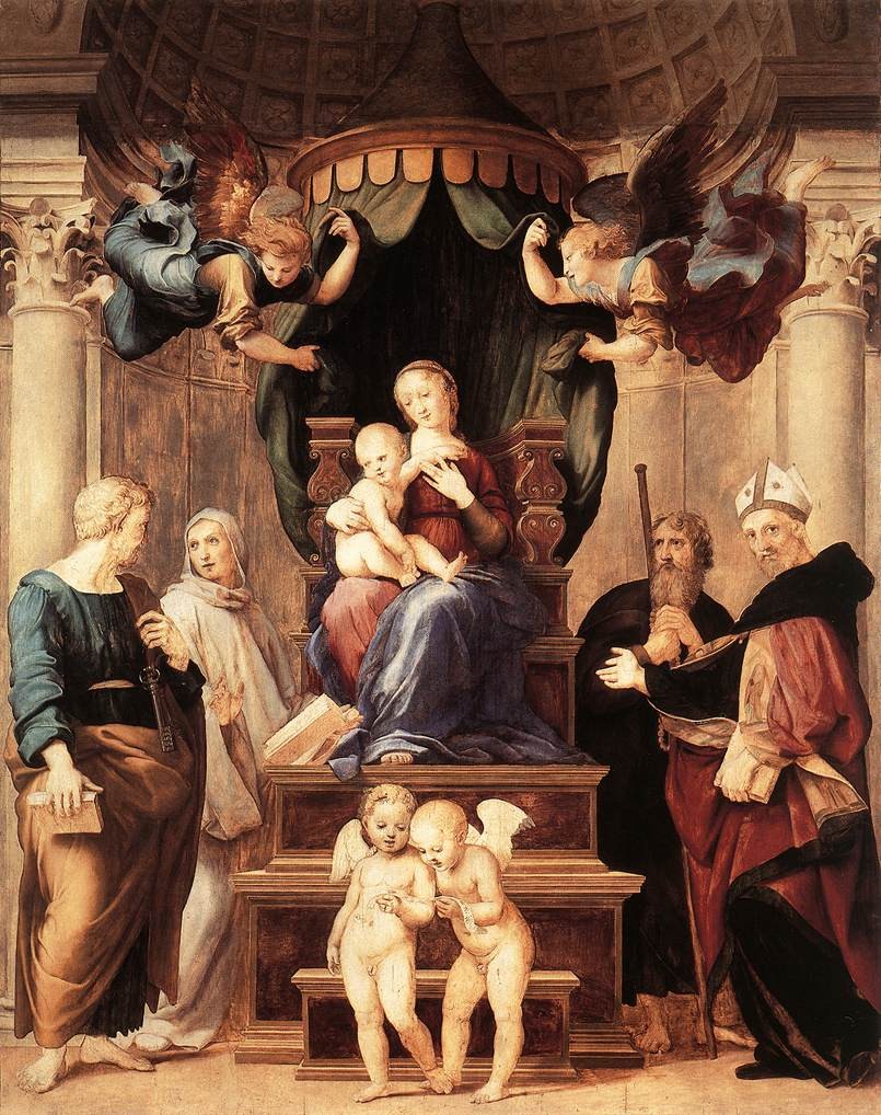 Madonna of the Baldacchino by Raphael