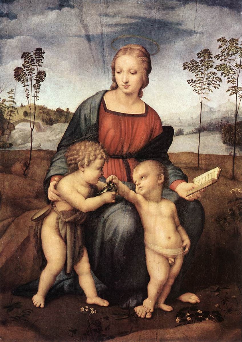 Madonna of the Goldfinch by Raphael
