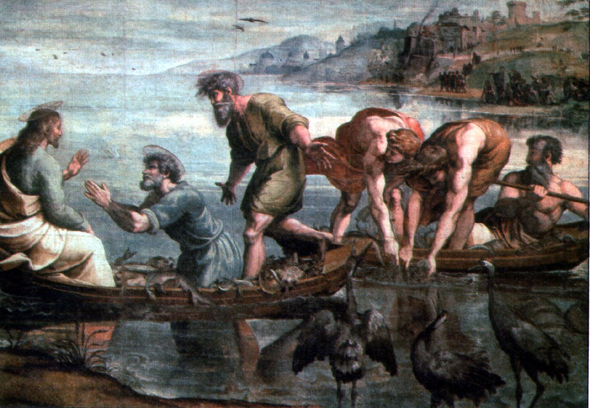 Miraculous Draught of Fishes by Raphael