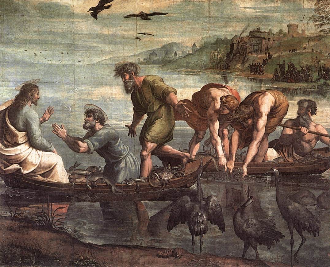 Miraculous Draught of Fishes by Raphael