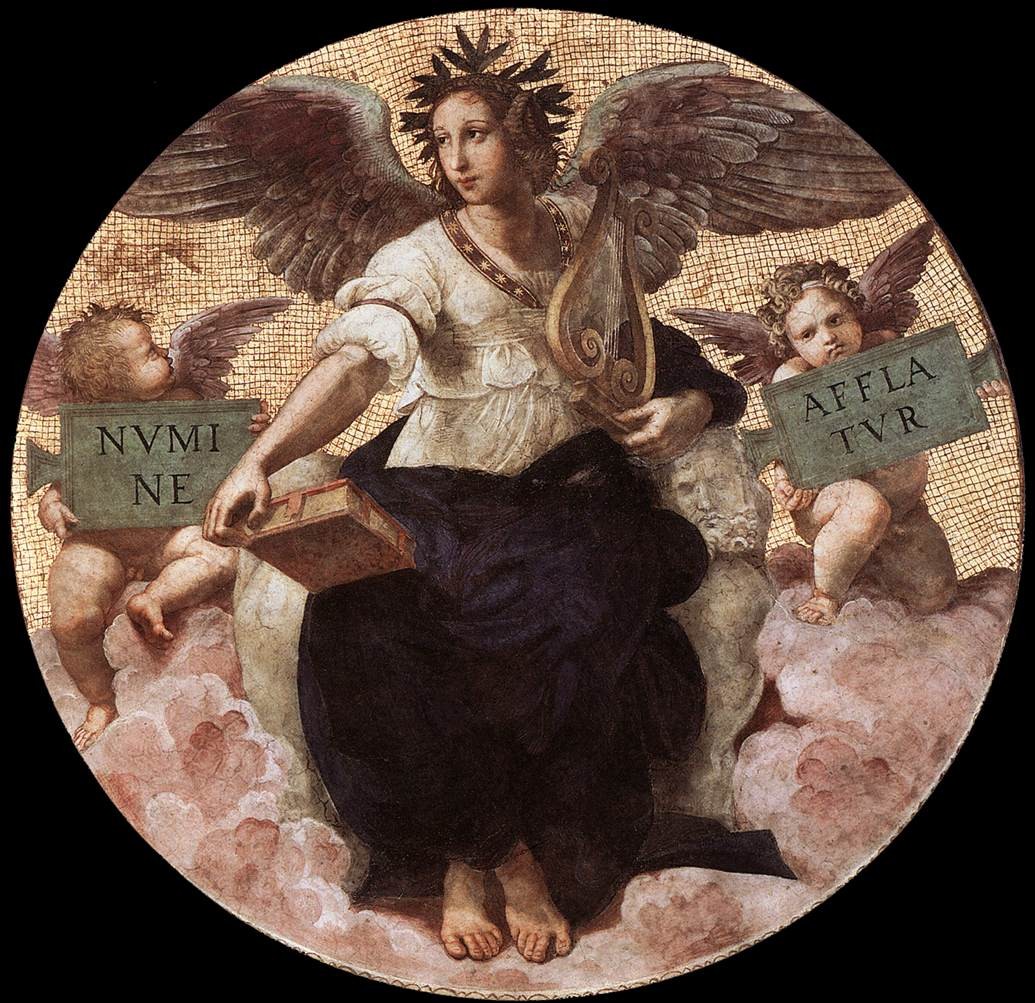 Poetry, from the 'Stanza della Segnatura' by Raphael