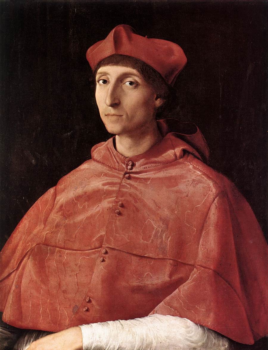 Portrait of a Cardinal by Raphael