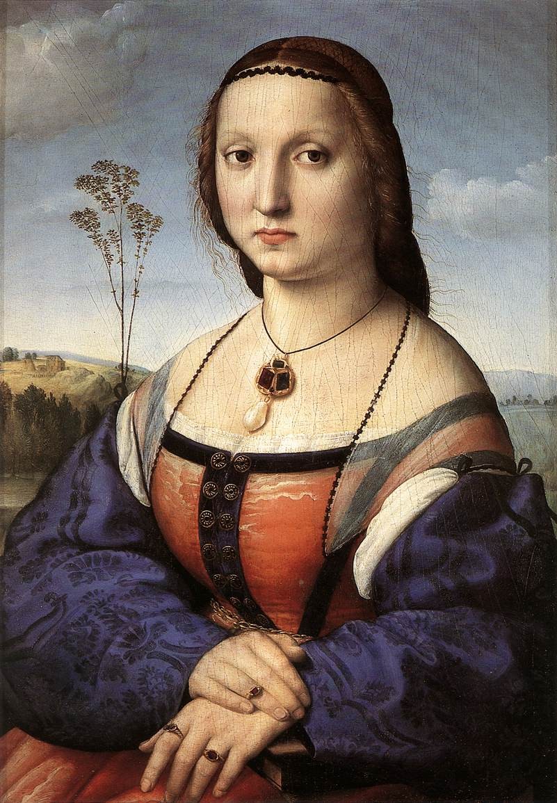 Portrait of Maddalena Doni by Raphael