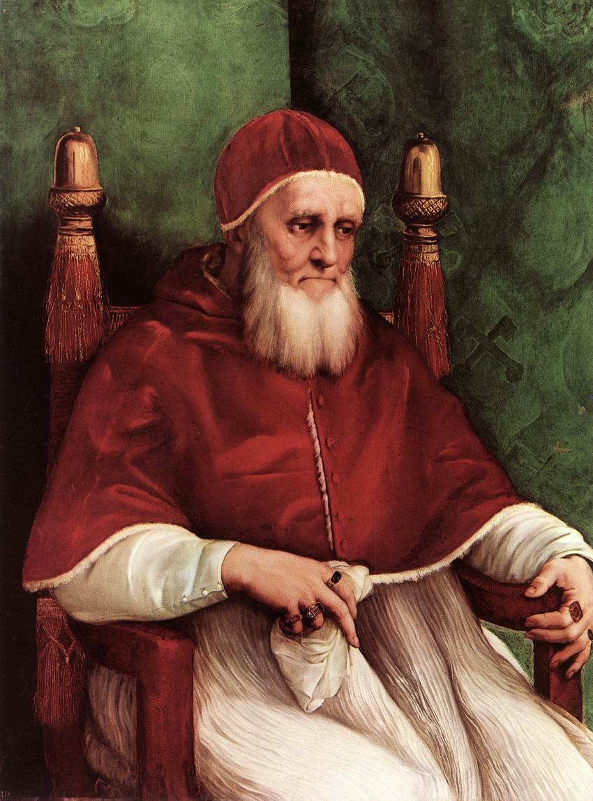 Portrait of Pope Julius II by Raphael