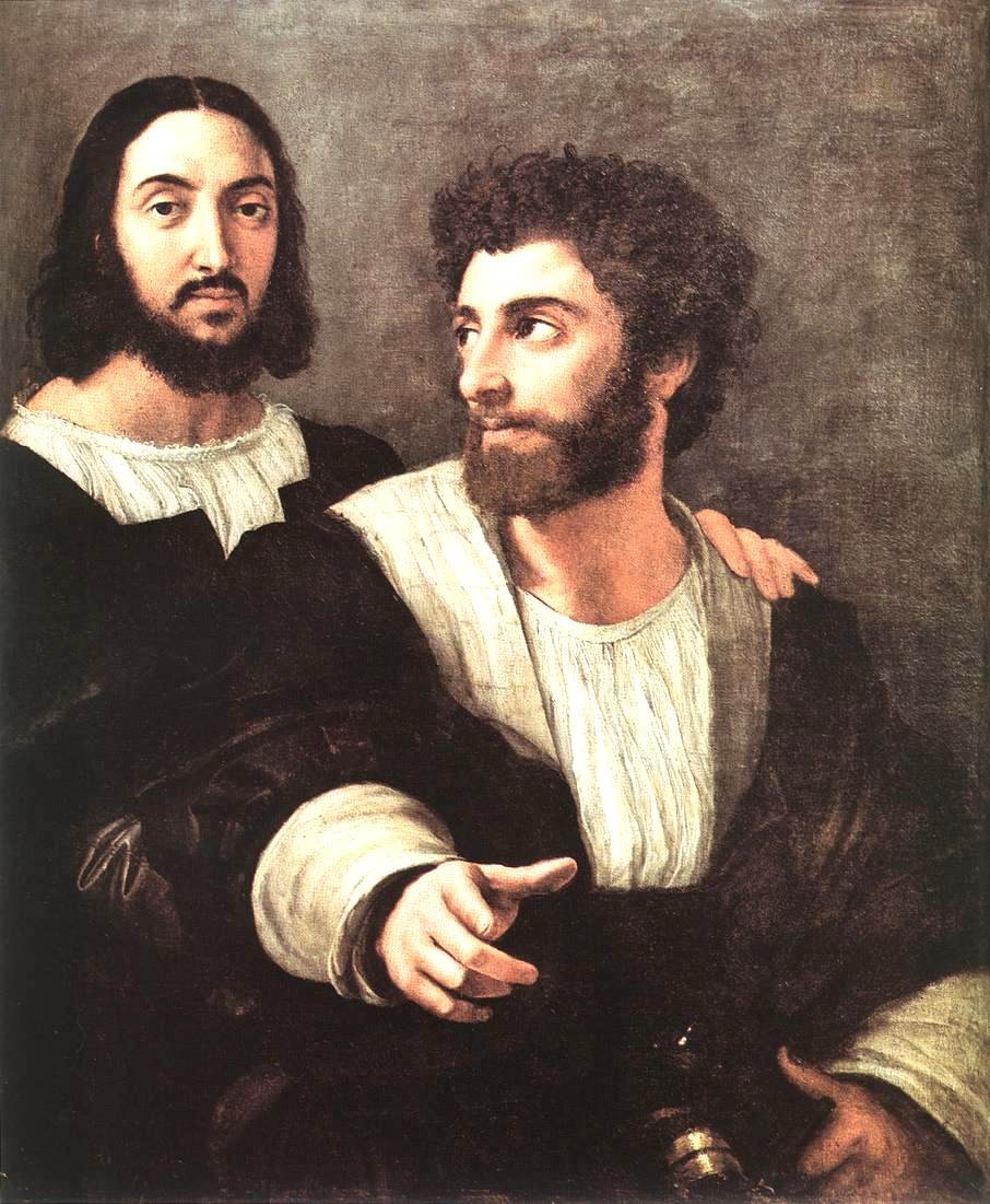 Self Portrait with a Friend by Raphael