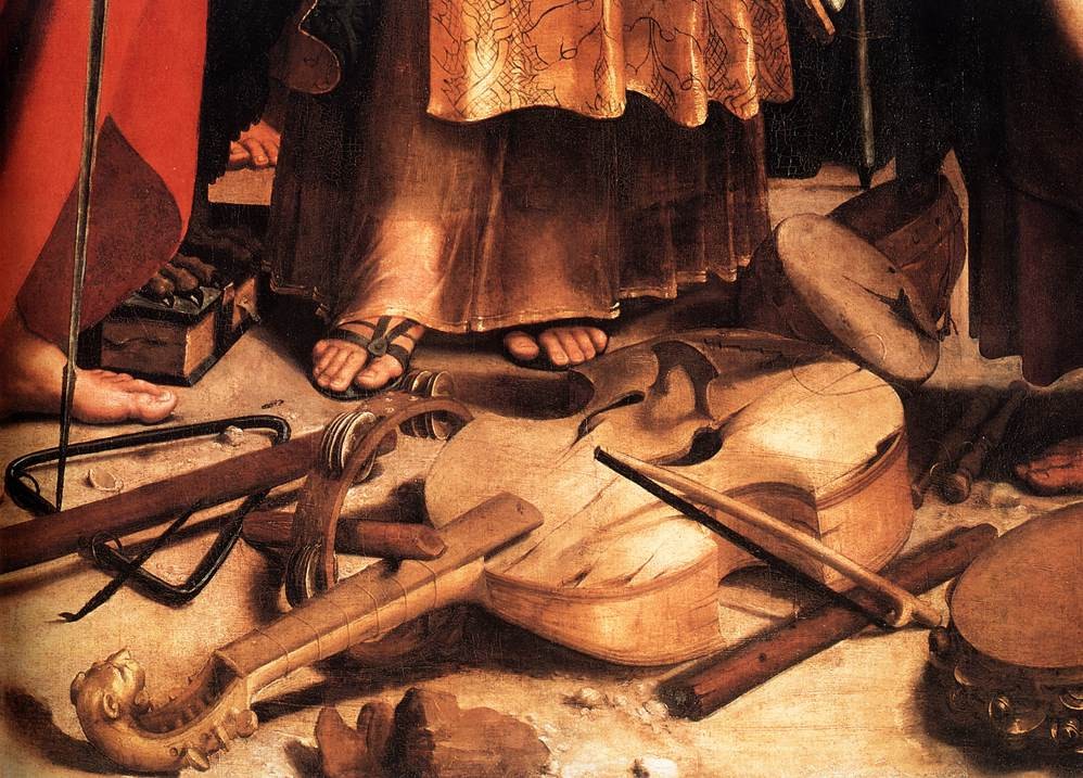 St. Cecilia with Saints (detail) by Raphael