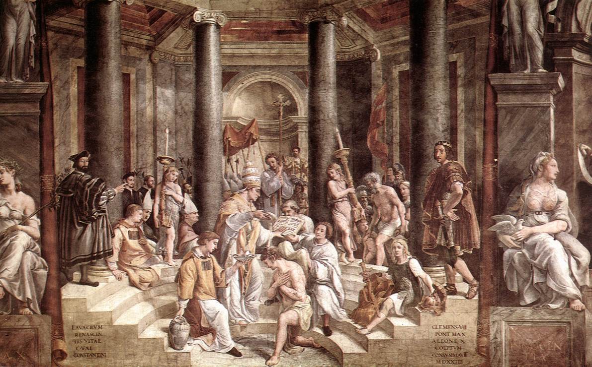 The Baptism of Constantine by Raphael