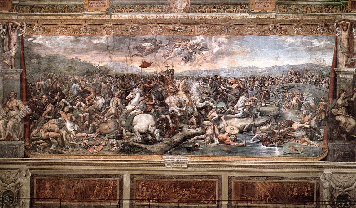 The Battle at Pons Milvius by Raphael