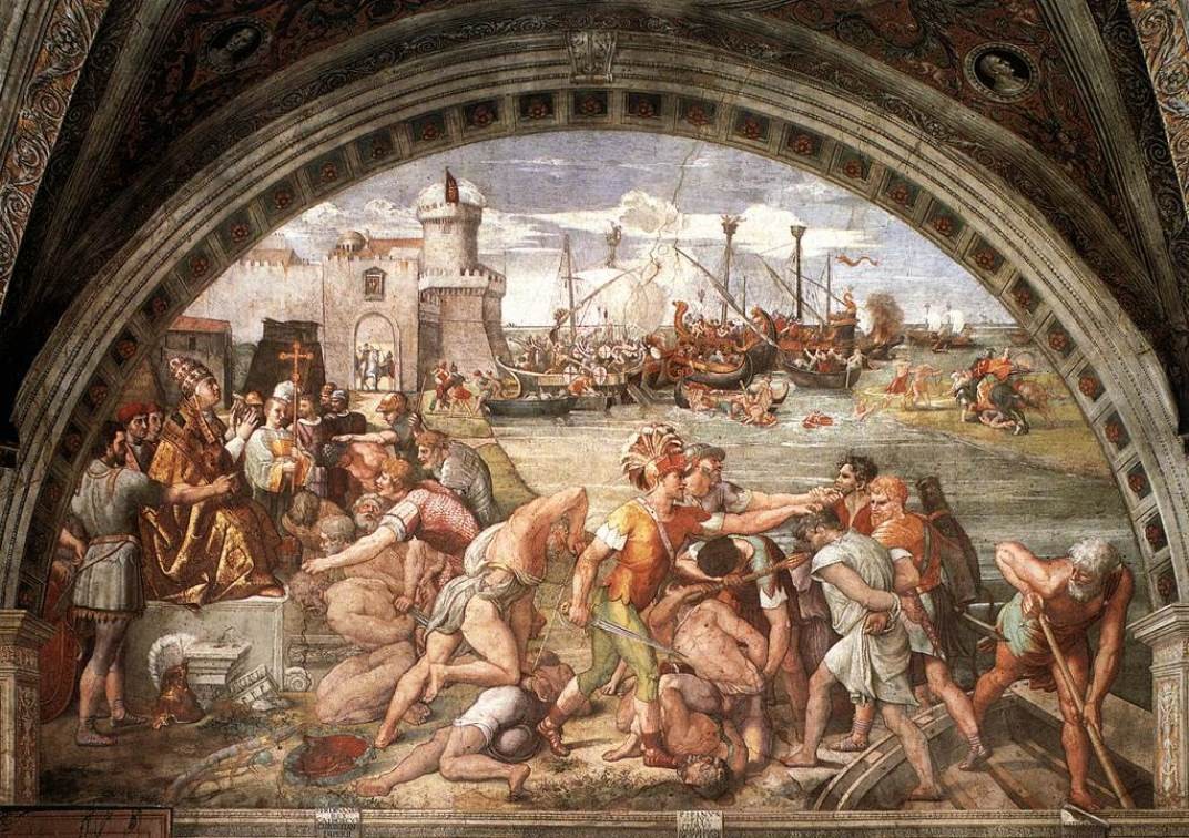 The Battle of Ostia by Raphael