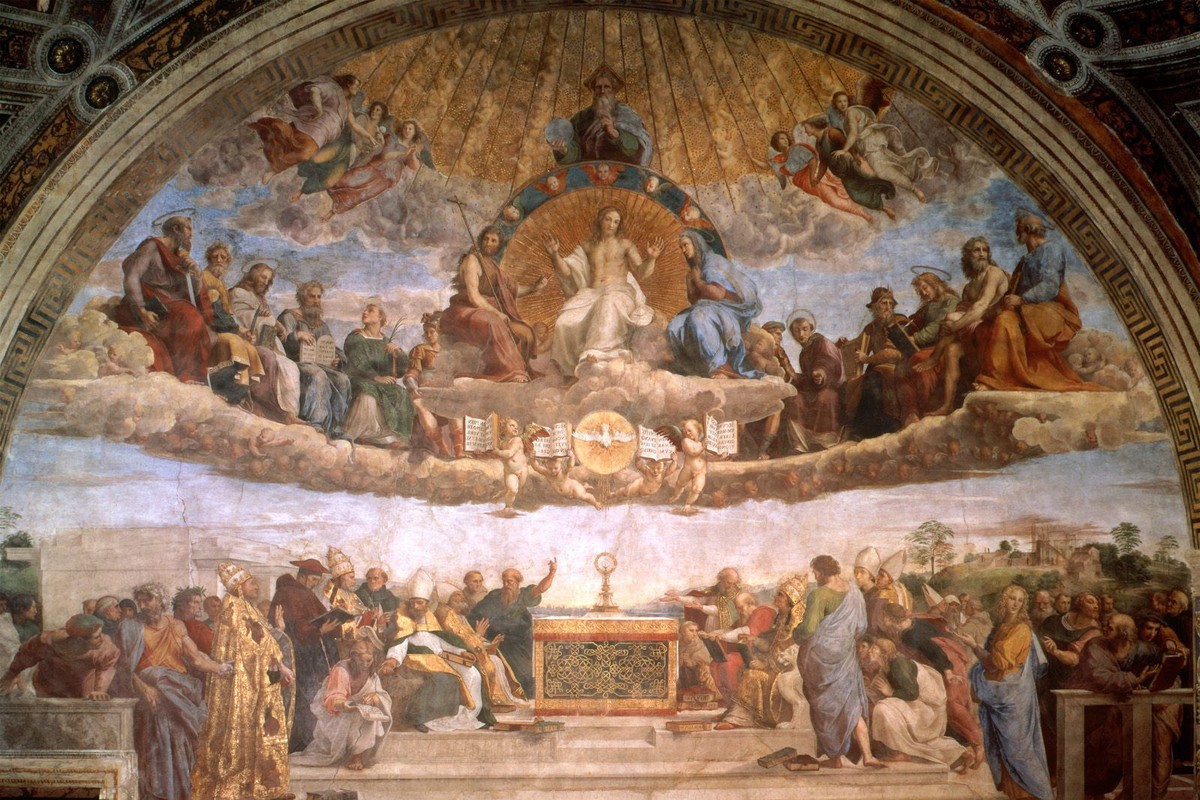 The Disputation of the Holy Sacrament by Raphael